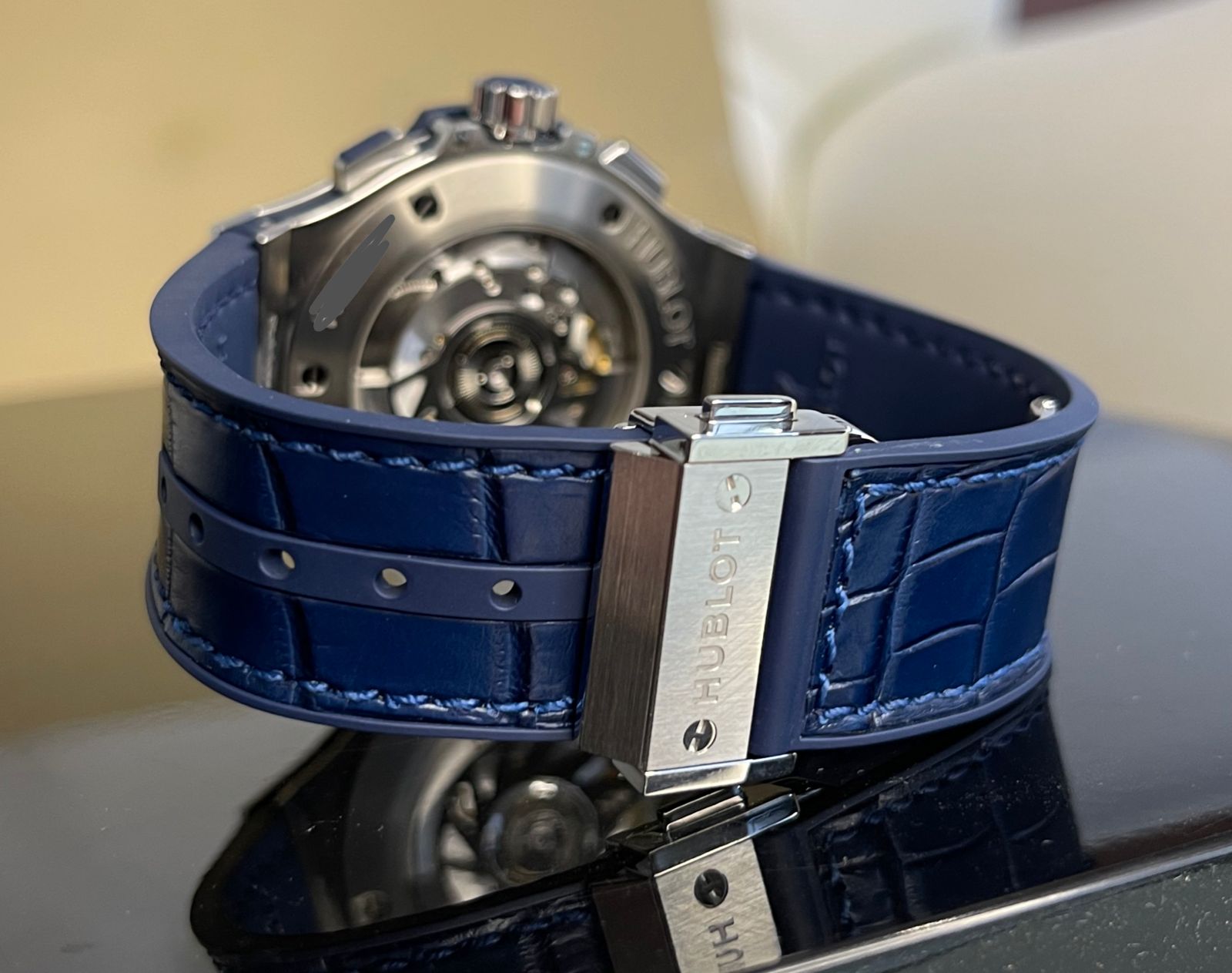 Швейцарские часы Hublot Big Bang Steel Blue Diamonds 41mm 341.SX.7170.LR.1204 #6