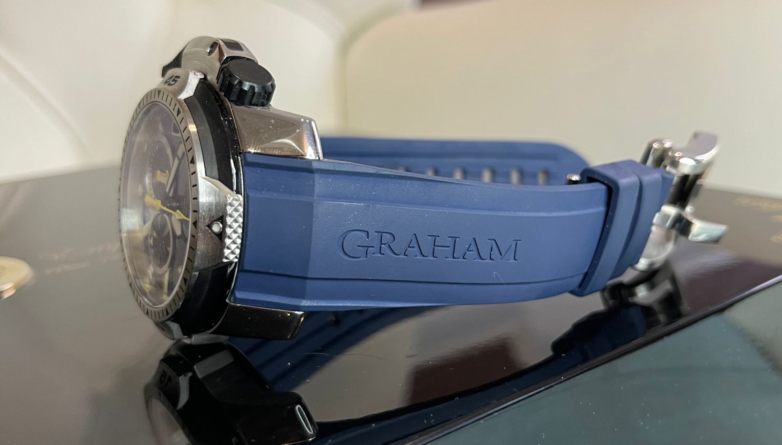 Швейцарские часы Graham Prodive Professional 45mm Impecável 2CDAV.U01A.K87F #4