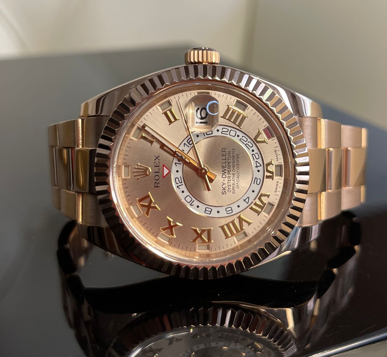 Швейцарские часы Rolex Sky-Dweller 42mm Everose Gold 326935-0004 #2