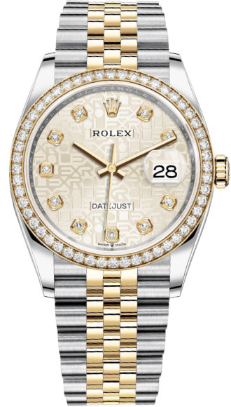 Швейцарские часы Rolex Rolex 36mm Steel and Yellow Gold 126283rbr-0013 #1