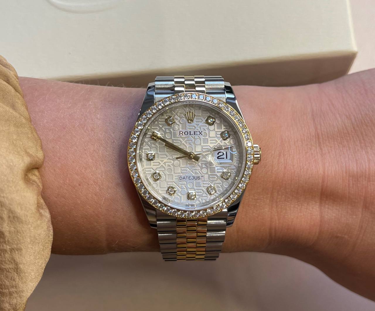 Швейцарские часы Rolex Rolex 36mm Steel and Yellow Gold 126283rbr-0013 #2