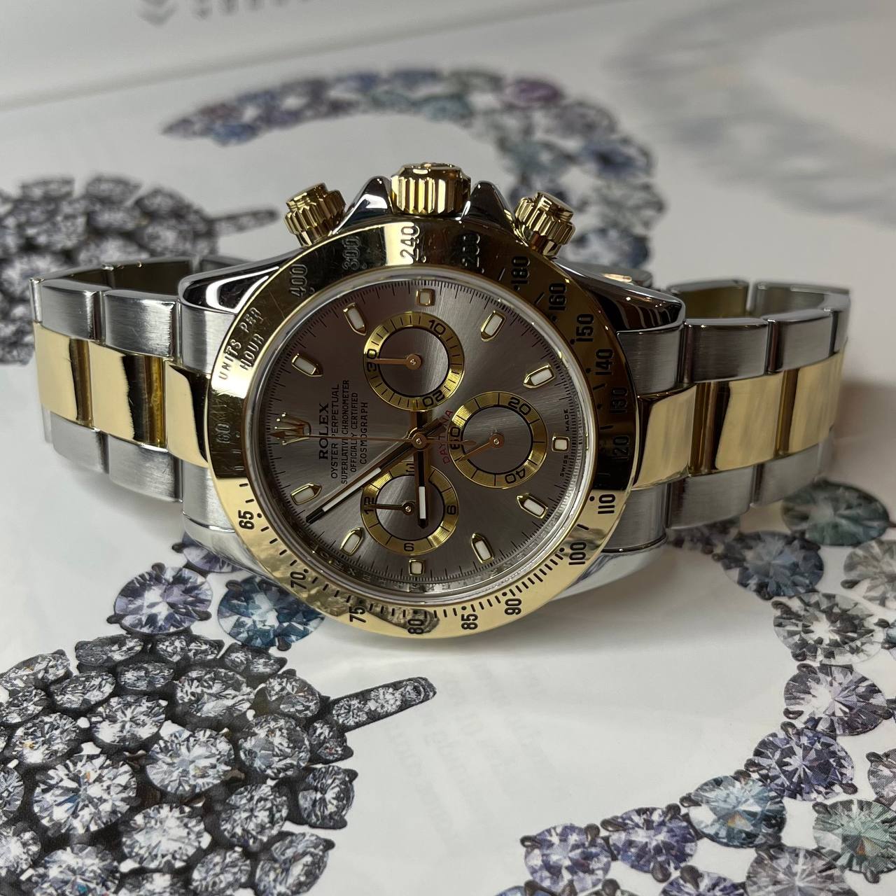 Швейцарские часы Rolex Rolex Cosmograph 40mm Steel and Yellow Gold 116523 #2