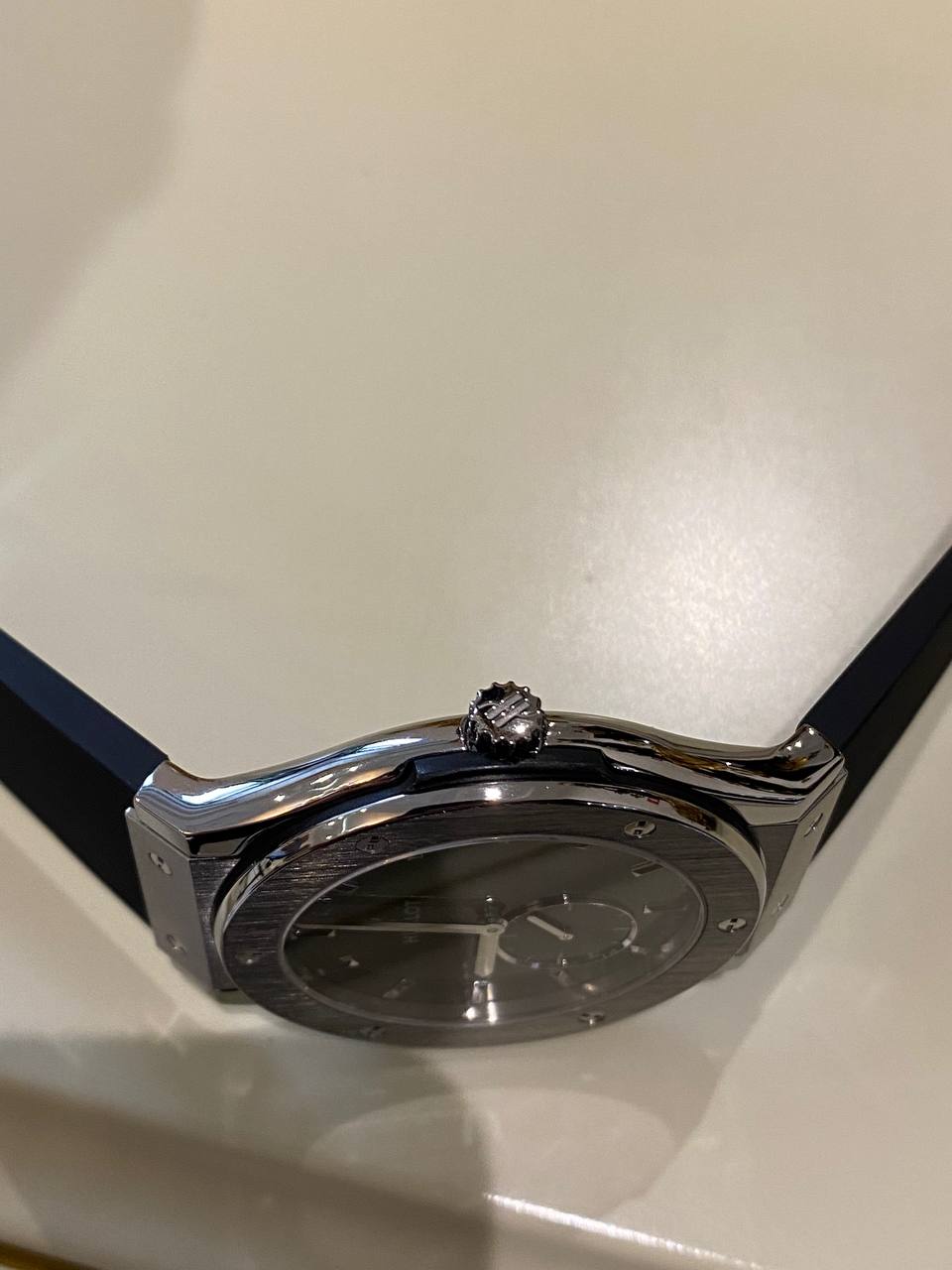 Швейцарские часы Hublot Hublot Ultra-Thin Titanium Black Shiny Dial 515.NX.1270.LR #5